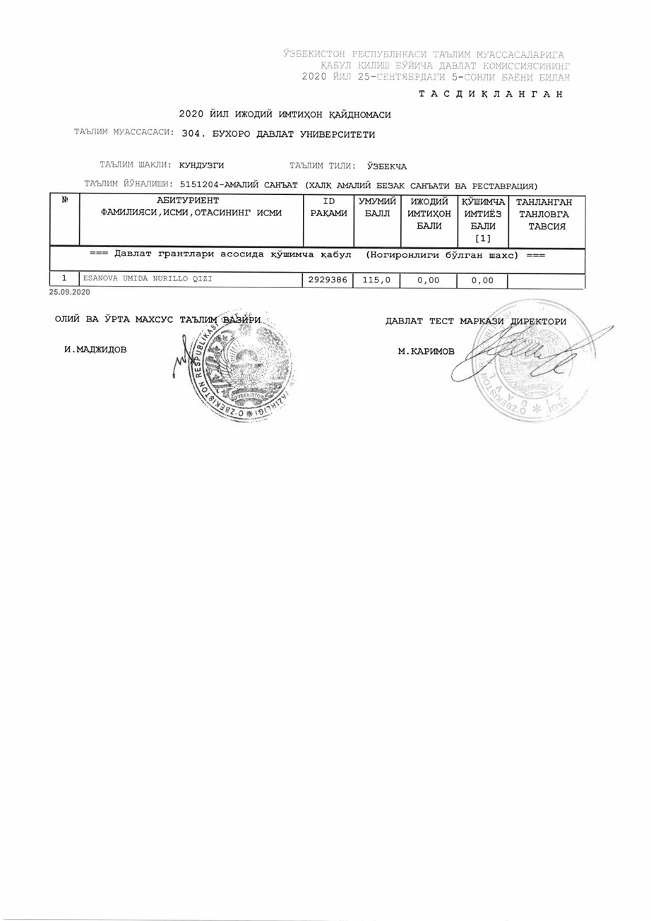 buxdu.uz-Buxoro Davlat Universiteti