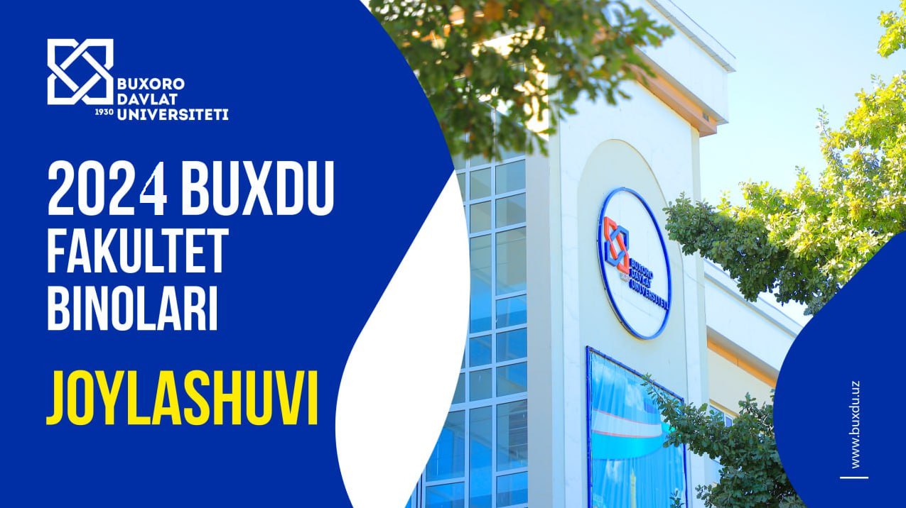 buxdu.uz-Buxoro davlat universiteti