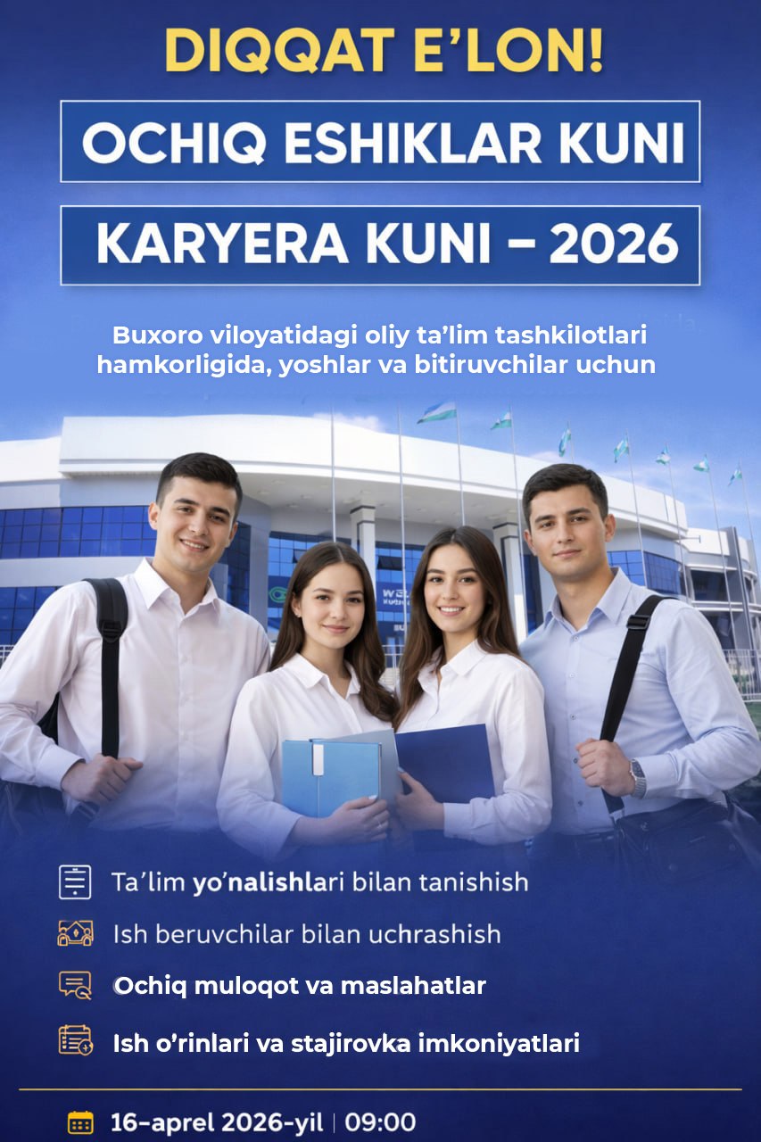 buxdu.uz-Buxoro Davlat Universiteti