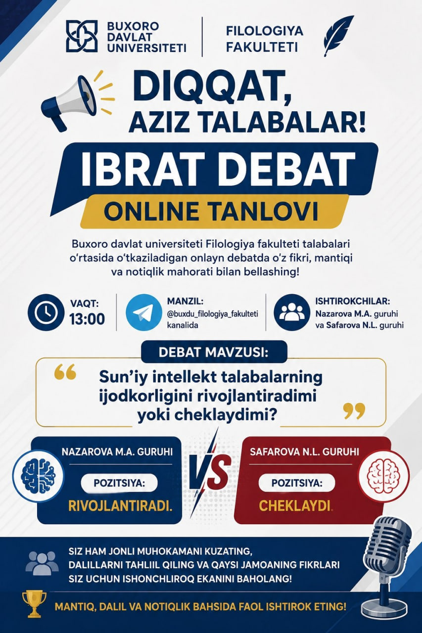 buxdu.uz-Buxoro Davlat Universiteti