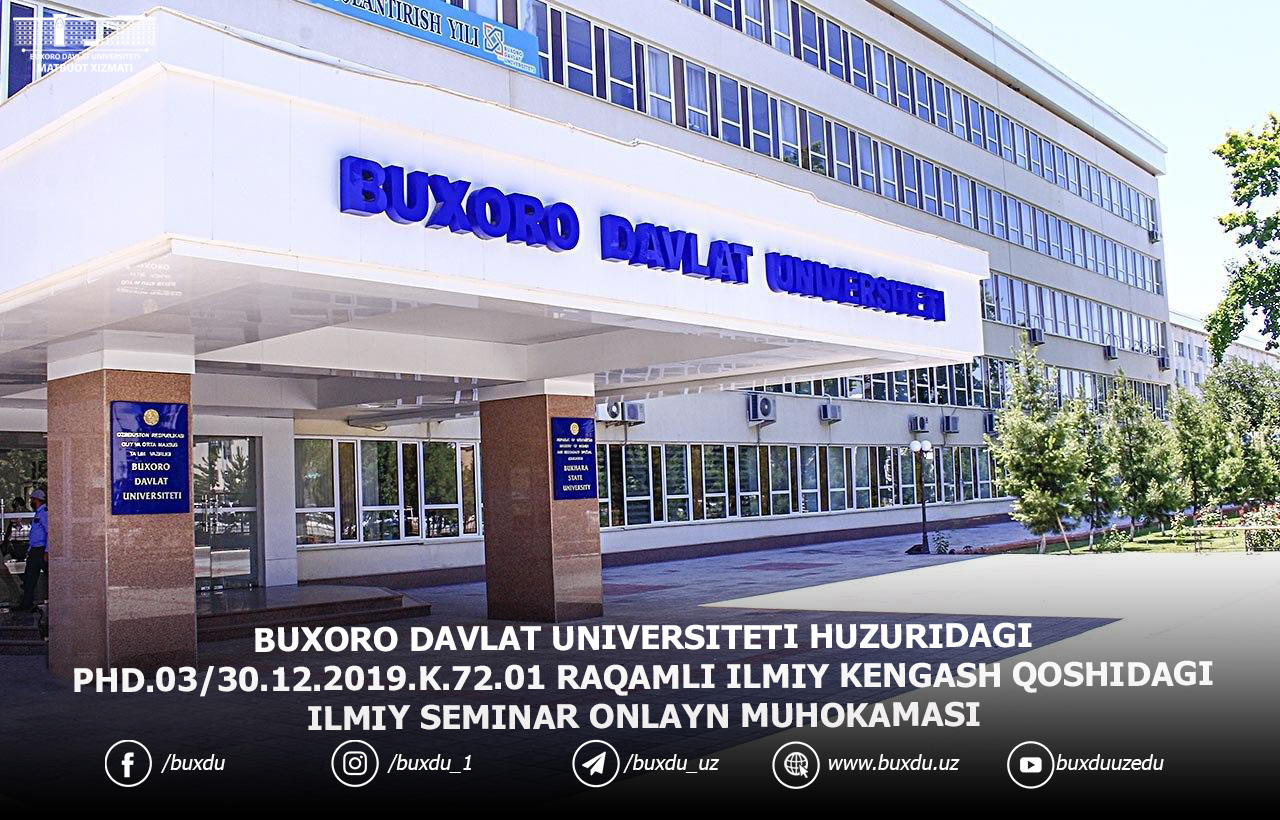 buxdu.uz-Buxoro davlat universiteti